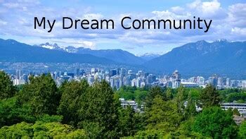 My Dream Community Project by Mr Hewitt .